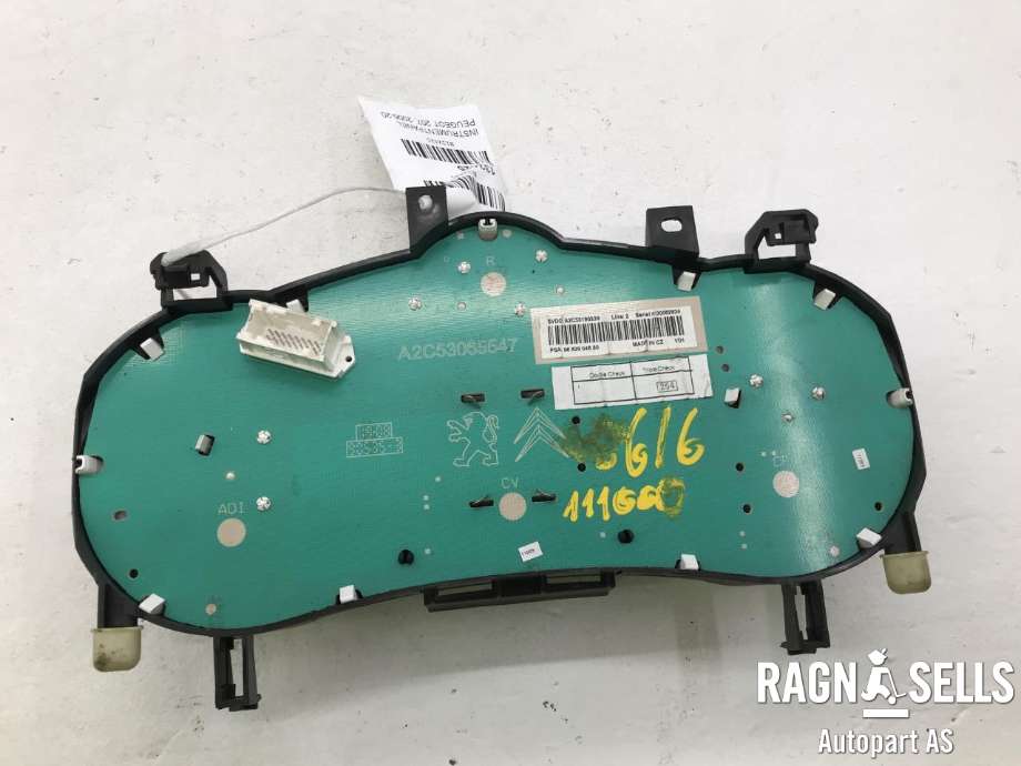 Instrumentpanel til Peugeot 207 2006-2012  (A2C53065547|)