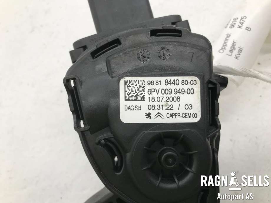 Pedal gass til Peugeot 207 2006-2012 (HELLA|968184408003|)