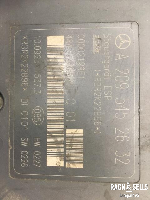 ABS sentral til Mercedes C-Klasse 2000-2004 (Fase 1) (W203) (W203) (ATE|A2034310912|10020403964|A2095452632)