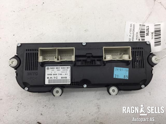Varmeapparat betjening til VW Golf VI 2008-2012  (5K0907044BT|5HB00974641|)
