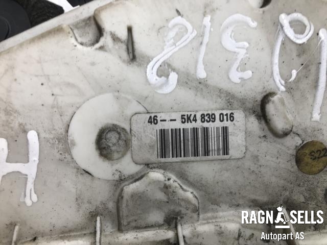 Låsekasse høyre bak til VW Polo 2009-2014 (Type V, Fase 1)  (465K4839016|)
