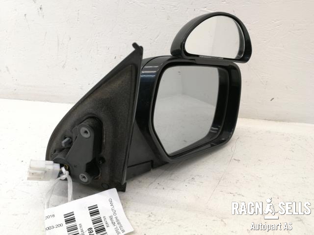 Speil høyre til Mitsubishi Outlander 2003-2006 (Type I) (SVART LAKERT|)