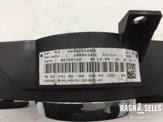 Instrumentpanel til Peugeot 207 2006-2012  (A2C53370972|)
