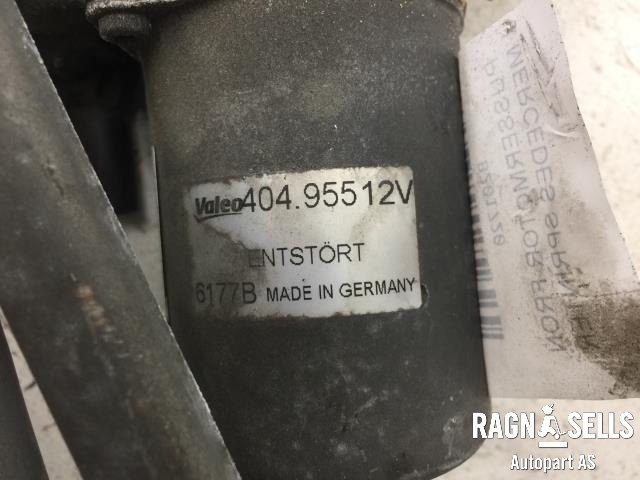 Viskermotor frontrute komplett m/overføring til Mercedes Sprinter 2006-2013 (Fase 1) (906) (906) (VALEO|404955|)