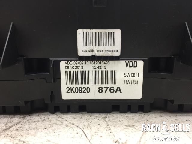 Instrumentpanel til VW Caddy 2010-2015 (Type III, Fase 2)  (2K0920876A|)