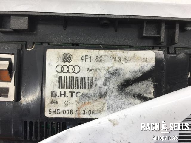Varmeapparat betjening til Audi A6 2008-2011 (Type III, Fase 2) (C6) (C6) (4F1 820 043 AL|)