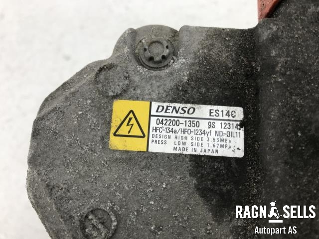 Aircondition kompressor til Toyota Yaris 2014-2020 (Type III, Fase 2)  (DENSO|0422001350|)