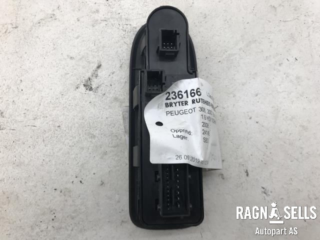 Bryter ruteheis førerdørspanel til Peugeot 308 2007-2011 (Type I, Fase 1)  (96644915XT|30170273|)