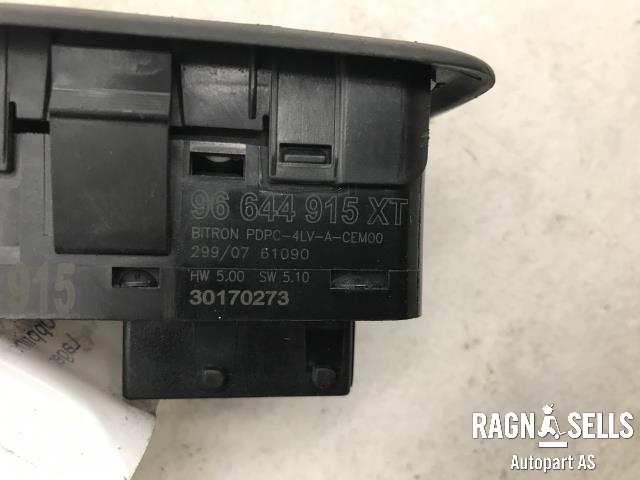 Bryter ruteheis førerdørspanel til Peugeot 308 2007-2011 (Type I, Fase 1)  (96644915XT|30170273|)