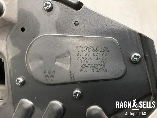 Viskermotor bakrute til Toyota Yaris 2014-2020 (Type III, Fase 2)  (DENSO|851300D190|2596003420|)