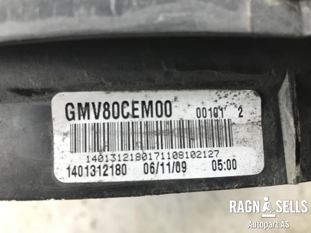 Kjølevifte elektrisk til Fiat Scudo 2007-2017 (Type II)  (1401312180|GMV80CEM00|)
