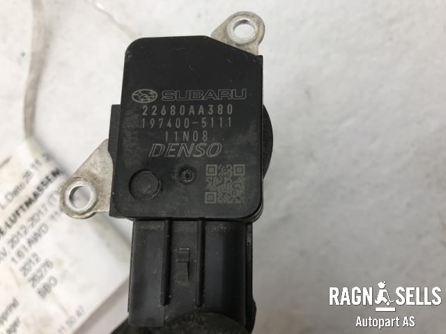 Luftmengde/luftmassemåler til Subaru XV 2012-2017 (Type I)  (DENSO|22680AA380|1974005111|)