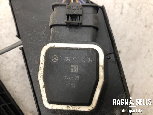 Pedal gass/brems/clutch til Mercedes C-Klasse 2007-2011 (Fase 1) (W204) (W204) (A2043000004|)