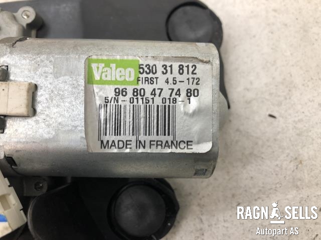 Viskermotor bakrute til Peugeot 3008 2009-2016 (Type I)  (VALEO|53031812|9680477480|)
