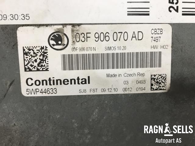 Styreenhet motor til Škoda Fabia 2010-2014 (Type II, Fase 2)  (03F906070AD|5WP44633|)