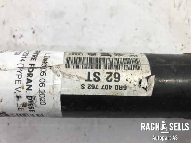 Drivaksel høyre foran, diesel/automat til VW Polo 2009-2014 (Type V, Fase 1)  (6R0407762S|6R0407762SX|)