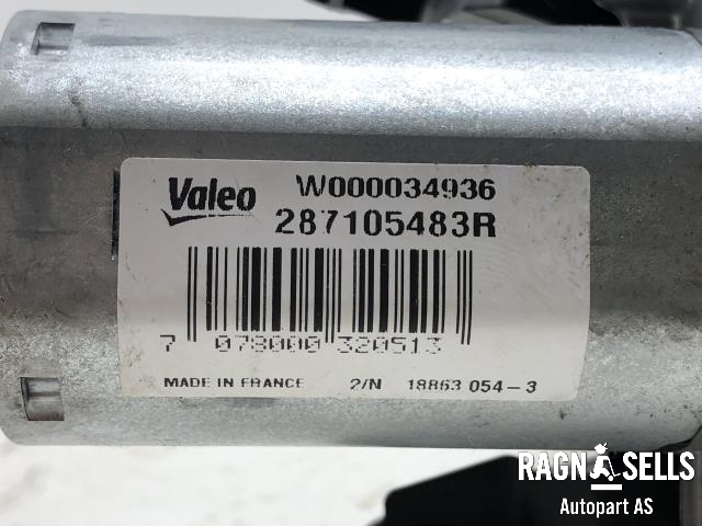 Viskermotor bakrute til Renault Zoe 2013-2019 (Fase 1)  (VALEO|W000034936|)