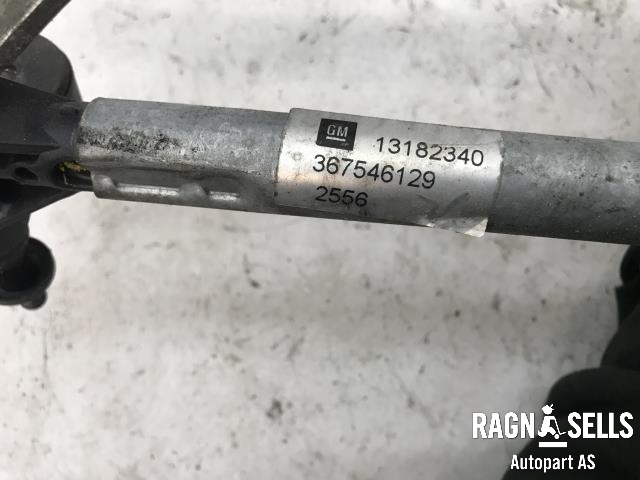 Viskermotor frontrute komplett m/overføring til Opel Corsa D 2006-2014  (VALEO|405067|13182340|)