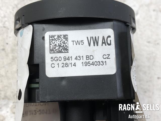 Bryter lys til VW Golf VII 2012-2017 (Fase 1) (5G0941431BD|)