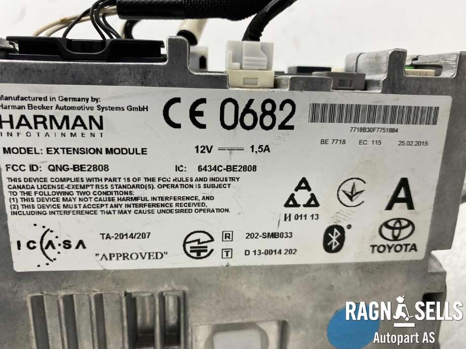Bilstereo navigasjon skjerm til Toyota Prius +7 2012-2020 (Type III) (stasjonsvogn) (stasjonsvogn) (8614047230|)