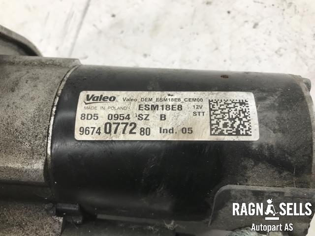 Starter til Peugeot 308 2013-2021 (Type II)  (VALEO|9674077280|ESM18E8|)