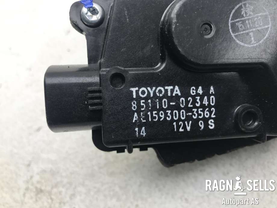 Viskermotor frontrute til Toyota Auris 2015-2019 (Type II, Fase 2)  (TOYOTA|8511002340|1593003562|)