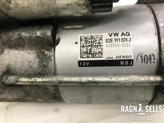 Starter diesel til Škoda Octavia 2017-2020 (Type III, Fase 2) (02E911024J|02E911023T|02E911023TX|02E911024JX|)