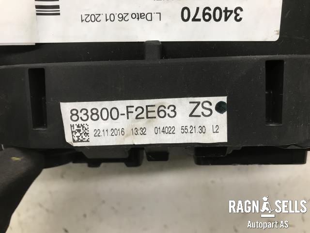 Instrumentpanel til Toyota Auris 2015-2019 (Type II, Fase 2)  (83800F2E63|)