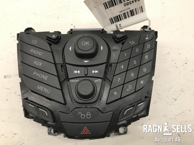 Bilstereo navigasjon betjeningspanel til Ford Fiesta, 2008-2012 (Type VI, Fase 1)  