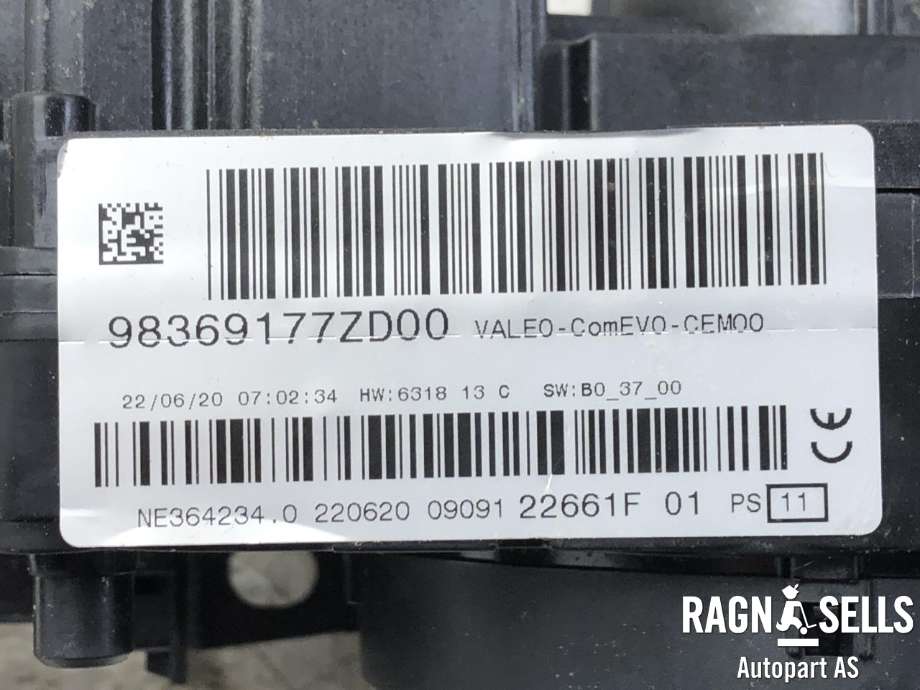 Bryter combi til Peugeot e-208 2019-->>  (98369177ZD0|)