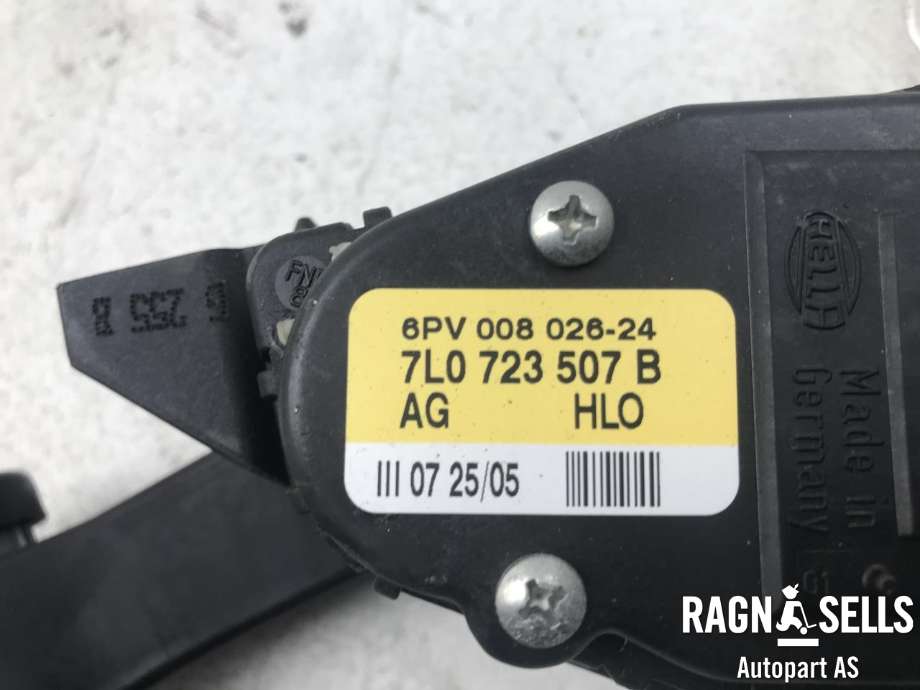 Pedal gass til Porsche Cayenne 2002-2006 (Fase 1) (9PA) (9PA) (7L0723507B|)