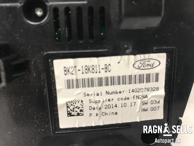 Bilstereo betjeningspanel til Ford Transit 2014-->> (DM5T18B955BC|)