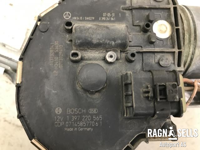 Viskermotor frontrute komplett m/overføring til Mercedes E-Klasse 2006-2009 (Fase 2) (W211) (W211) (BOSCH|1397220565|0390241841|A2118200940)