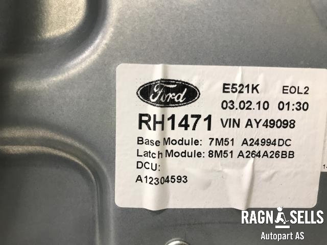 Ruteheis høyre bak til Ford Focus 2008-2010 (Type II, Fase 2) (AY49098|)