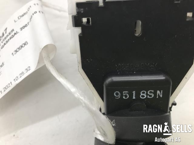 Bryter visker til Nissan Qashqai 2007-2010 (Type I, Fase 1)  (25260JD01A|)