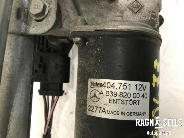 Viskermotor frontrute komplett m/overføring til Mercedes Vito/Viano 2004-2010 (Fase 1) (W639) (W639) (A 639 820 01 40|)