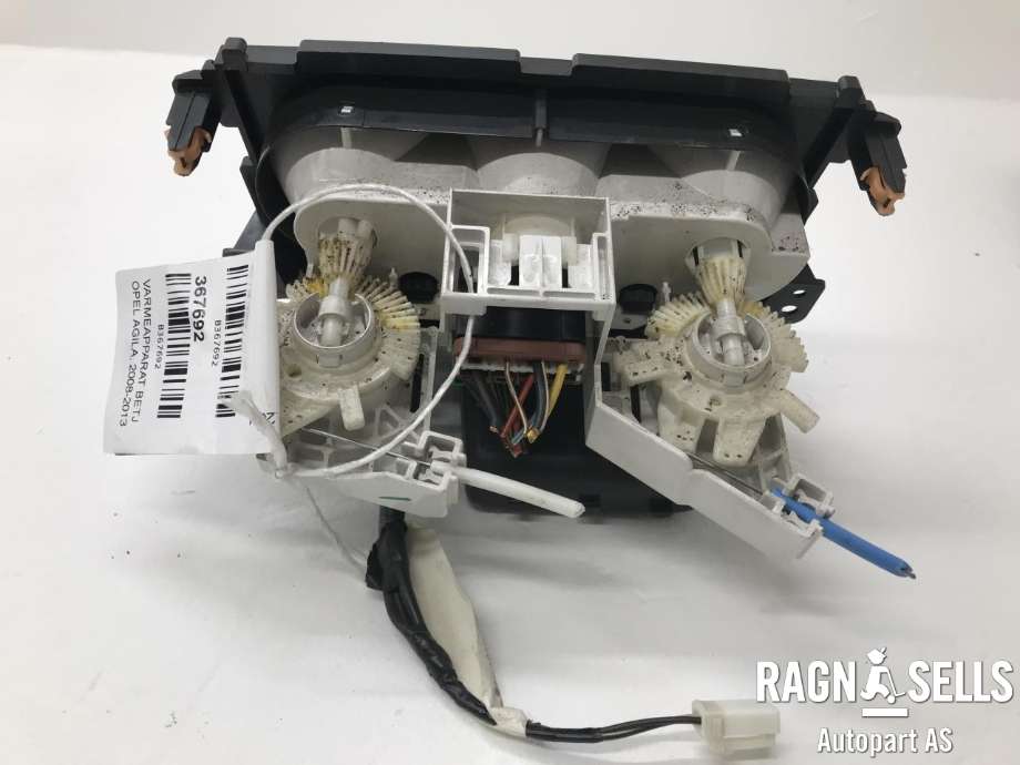 Varmeapparat betjening til Opel Agila 2008-2013