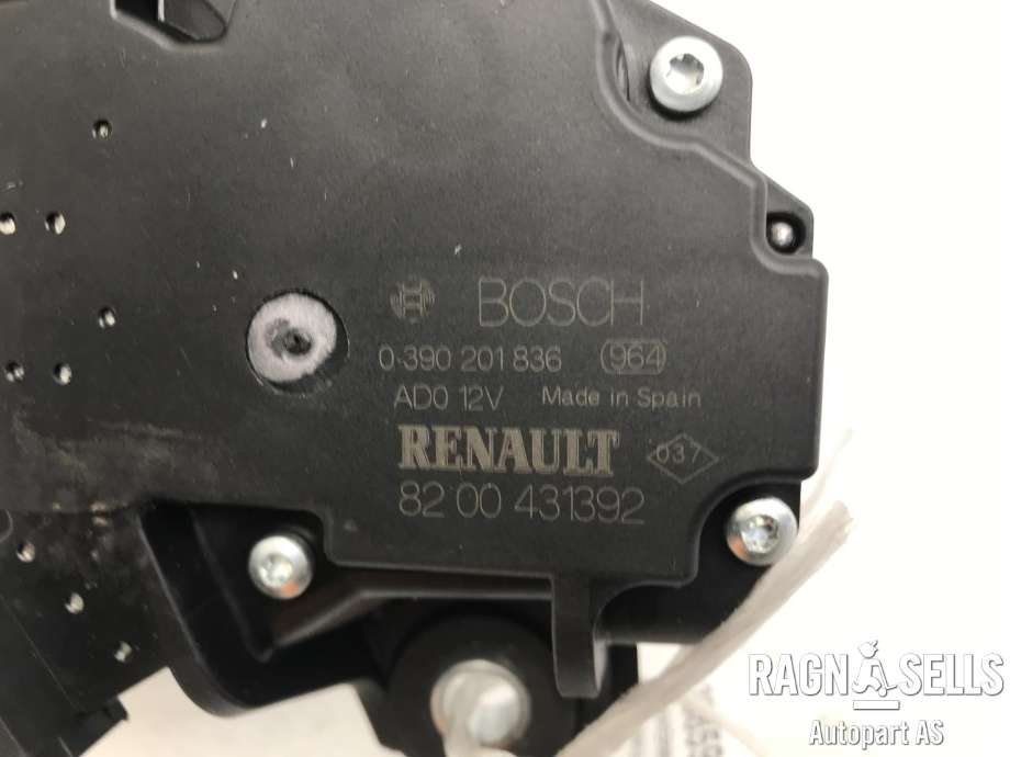 Viskermotor bakrute til Renault Kangoo 2008-2021 (Type II) (BOSCH|0390201836|8200431392|)