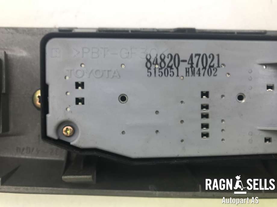 Bryter ruteheis førerdørspanel til Toyota Prius 2004-2009 (Type II) (COMBI) (COMBI) (TOYOTA|8482047021|)