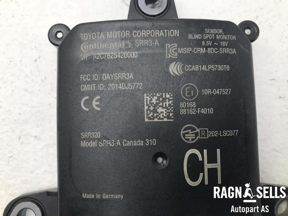 Sensor radar til Toyota C-HR 2016-->>  (CONTINENTAL|88162F4010|)