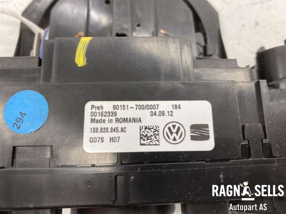 Varmeapparat betjening til VW Up 2012-2019  (1S0820045AC|)