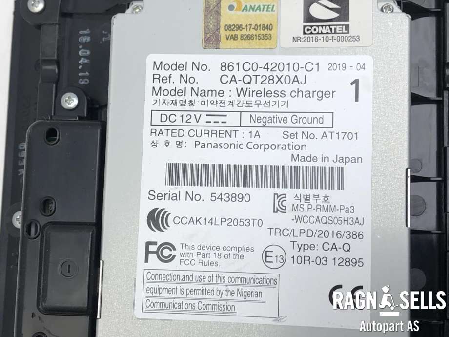 Dashbord telefon til Toyota RAV4 2019-->> (Type V) (861C0420010|)