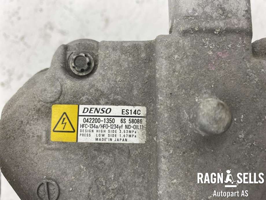 Aircondition kompressor til Toyota Yaris 2014-2020 (Type III, Fase 2) (8837052012|)