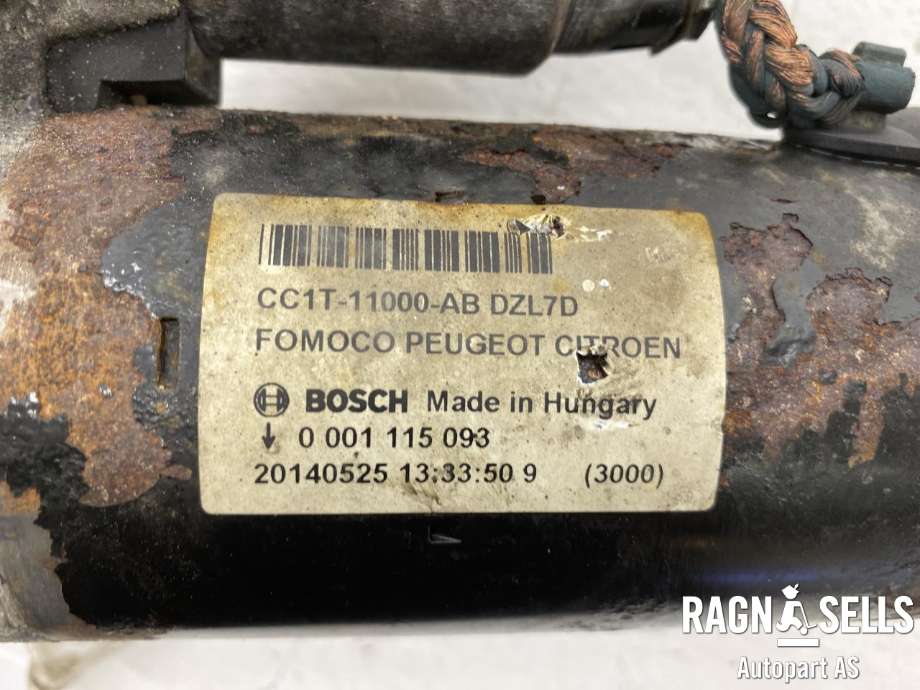 Starter diesel til Peugeot Boxer 2014-->> (Type III, Fase 2) (BOSCH|CC1T11000AB|00001115093|)