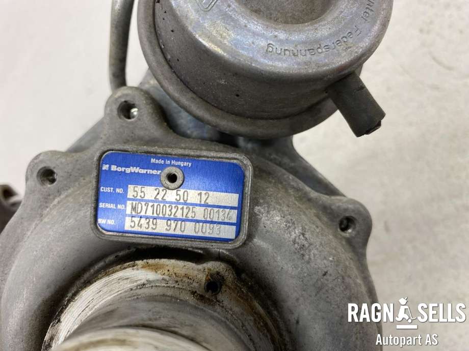 Turbo til Suzuki SX4 2009-2013 (Type I, Fase 2) (54399700093| 55229865| 71796478|1390079J80|)