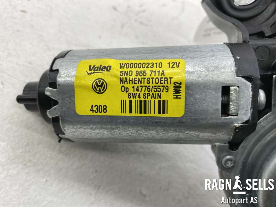 Viskermotor bakrute til VW Tiguan 2007-2011 (Type I, Fase 1)  (VALEO|5N0955711A|)