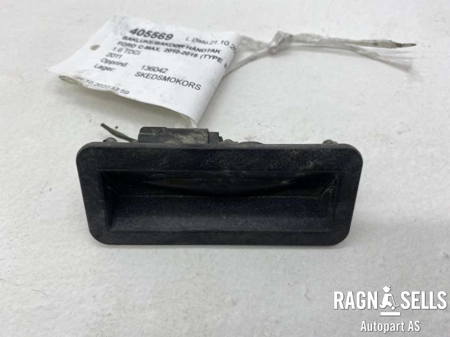 Bakluke/bakdør håndtak til Ford C-Max 2010-2015 (Type II, Fase 1) (6M5119B514AD|)