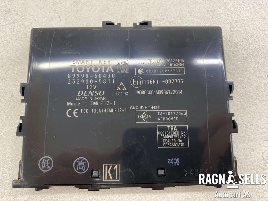 Styreenhet nøkkelfri/keyless til Toyota Land Cruiser 150 2014-->> (Fase 2) (8999060430|)