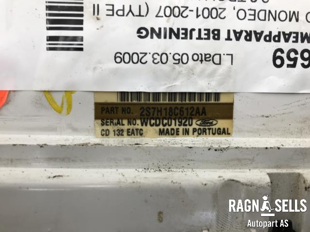 Varmeapparat betjening til Ford Mondeo 2001-2007 (Type III)  (2S7H18C612AA|)