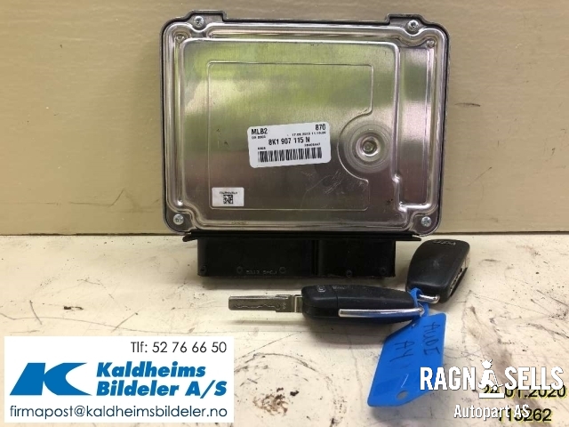Styreenhet motor til Audi A4 2007-2014 (Type IV) (B8) (B8) (8K1907115N|0261S06215)